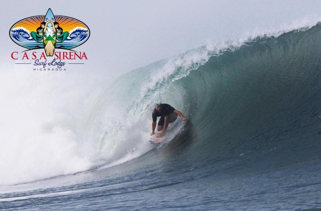 Sirena Surf Lodge Miramar Nicaragua Esterno foto