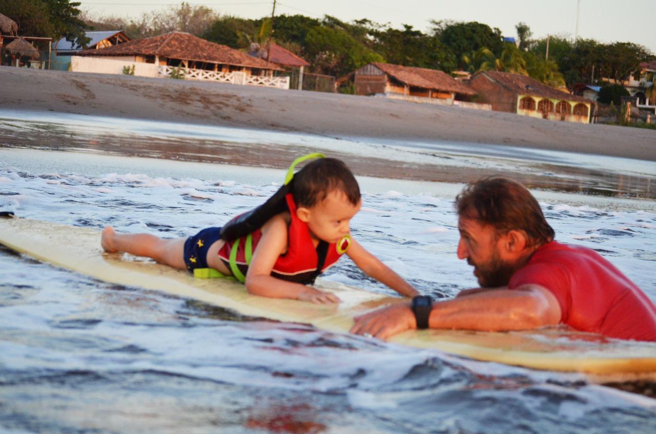 Sirena Surf Lodge Miramar Nicaragua Esterno foto